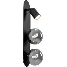 Kaja Aries kinkiet 3x10 W czarny-grafitowy K-5483