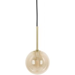 Kaja Galaxy lampa wisząca 1x10 W czarna-złota-bursztynowa K-5560