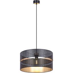 Kaja Malavi lampa wisząca 1x15 W czarna-złota K-5501