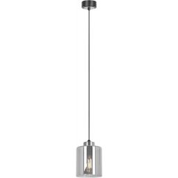Kaja Luna lampa wisząca 1x15 W czarna-srebrna-grafitowa K-5525