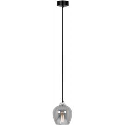 Kaja Nira lampa wisząca 1x15 W czarna-chrom K-5610