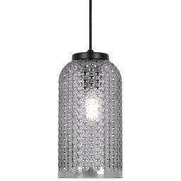 Kaja Inga lampa wisząca 1x15 W czarna-grafitowa K-5631