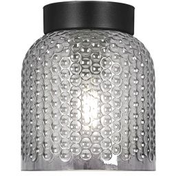 Kaja Inga lampa podsufitowa 1x15 W czarna-grafitowa K-5632