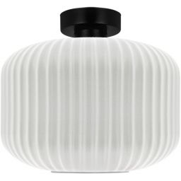 Kaja Sparta lampa podsufitowa 1x15 W biała-czarna K-5643