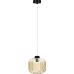 Kaja Clark lampa wisząca 1x15 W czarna-bursztynowa K-5650