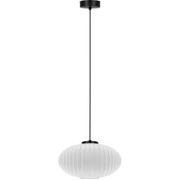 Kaja Peso lampa wisząca 1x15 W biała-czarna K-5670