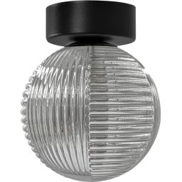Kaja Fado lampa podsufitowa 1x10 W czarna-grafitowa K-5691