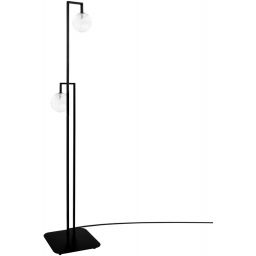 Kaja Parma lampa stojąca 2x10 W czarna-przezroczysta K-5764
