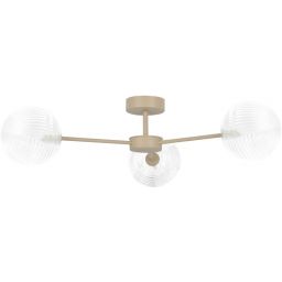 Kaja Casoli lampa podsufitowa 3x10 W przezroczysta-beżowa K-5710