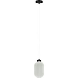 Kaja Vilar lampa wisząca 1x15 W biała-czarna K-5730