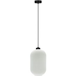 Kaja Vilar lampa wisząca 1x15 W biała-czarna K-5731