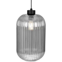 Kaja Silva lampa wisząca 1x15 W czarna-grafitowa K-5750