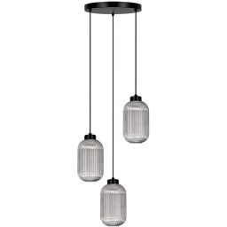Kaja Silva lampa wisząca 3x15 W czarna-grafitowa K-5755