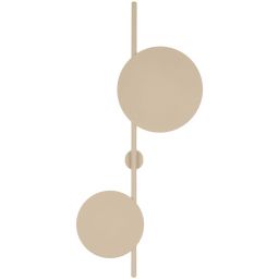 Kaja Talar kinkiet 2x10 W beżowy K-5804