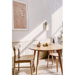 Kaja Vanes lampa wisząca 1x15 W złota-bursztynowa-beżowa K-5810