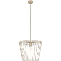 Kaja Livia lampa wisząca 1x15 W beżowa K-5815