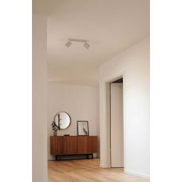 Kaja Mati lampa podsufitowa 2x10 W złota-beżowa k-5821