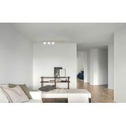 Kaja Aspa lampa podsufitowa 5x10 W biała-złota-beżowa K-5831