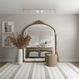 Kaja Aspa lampa podsufitowa 6x10 W biała-złota-beżowa K-5832