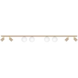 Kaja Aspa lampa podsufitowa 8x10 W biała-złota-beżowa K-5833