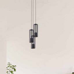 Kaja Falcon lampa wisząca 3x10W czarna K-4932