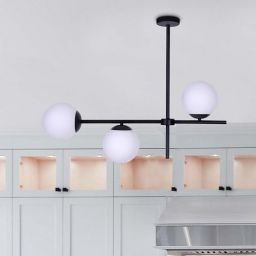 Kaja Vuelta lampa podsufitowa 3x40 W biała-czarna K-4735