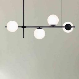 Kaja Vuelta lampa podsufitowa 4x40W czarny/biały mat K-4736