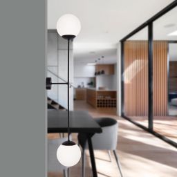 Kaja Savoy kinkiet 2x40 W biały-czarny K-4927