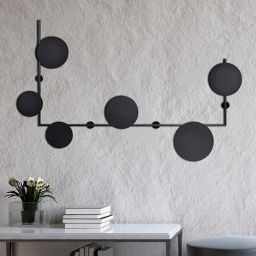 Kaja Rega kinkiet 3x10W LED czarny K-4639