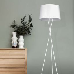 Kaja Remi White lampa stojąca 1x40W biała K-4363