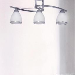 Kaja Samira lampa podsufitowa 3x40W chrom/szkło białe K-JSL-8090/3CHR