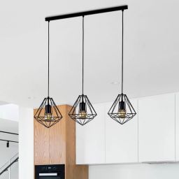 Kaja Marko lampa wisząca 3x60W czarna K-4004