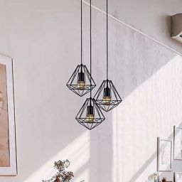 Kaja Marko lampa wisząca 3x60W czarna K-4006