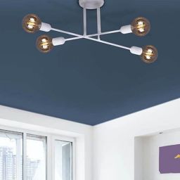 Kaja Sitya White lampa podsufitowa 4x60W biała K-4392