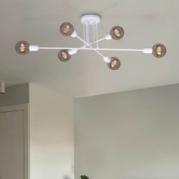 Kaja Sitya White lampa podsufitowa 6x60W biała K-4393