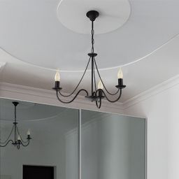 Kaja Bartez lampa wisząca 3x40W czarna K-3990