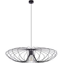 Kaja Tizi lampa wisząca 1x60W czarna K-3409