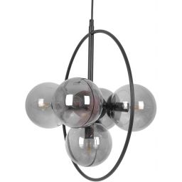 Kaja Neo lampa wisząca 5x10 W czarna-grafitowa K-3836