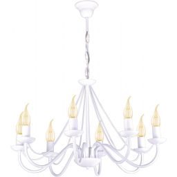 Kaja Bartez II lampa wisząca x40 W biała K-3997