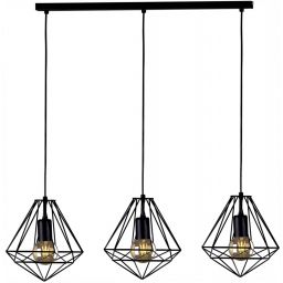 Kaja Marko lampa wisząca 3x60W czarna K-4004