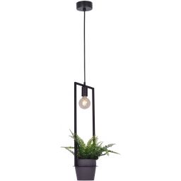 Kaja Estera lampa wisząca 1x60 W czarna K-4038
