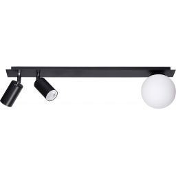 Kaja Albio lampa wisząca 3x40 W biała-czarna K-4135