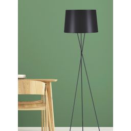 Kaja Remi Black lampa stojąca 1x40W czarna K-4353