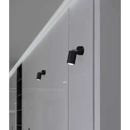 Kaja Monti kinkiet 1x10W LED czarny K-4408