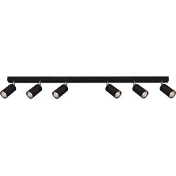 Kaja Monti lampa podsufitowa 6x10W LED czarna K-4555
