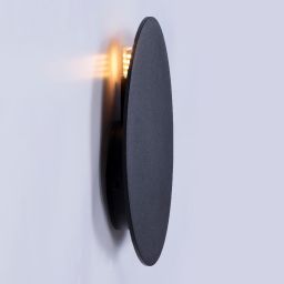 Kaja Rega kinkiet 1x10W LED czarny K-4635