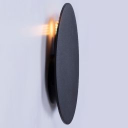 Kaja Rega kinkiet 1x10W LED czarny K-4636