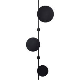 Kaja Rega kinkiet 3x10W LED czarny K-4639