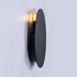 Kaja Rega kinkiet 20W czarny K-4680