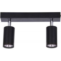 Kaja Monti lampa podsufitowa 2x10W LED czarna K-4726